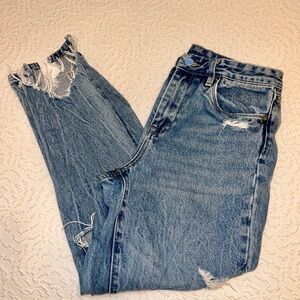 BLANK NYC- The Madison Crop Distress Jeans- Size 27